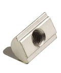 Solar Panel Grounding Nuts Drop-In Style For T Slot Aluminum Extrusion Profiles With 8Mm Groove Heavy Duty Carbon Steel Fasteners Perfect Fit For 30 Series And 40 Series PV System Installation Kits Including 20 Pieces Made To Hold Up Strong, M8 drop-in nut with shrapnel design.