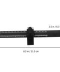 Dead On Precision Carpentry Scriber Mortise Marking Gauge, 8.5x2.5 inches, black, measuring tool for woodworking layouts.