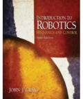 Introduction to Robotics Mechanics And Control Third Edition Hardcover Textbook By John J Craig on a colorful abstract background.