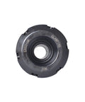 Top view of ER32 4In Long Straight Shank Collet Chuck Holder for CNC Milling Tooling, alloy steel, showing clamping mechanism.