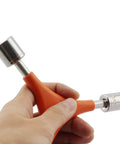 Hand holding Y Shape Bike Hex Socket Wrench On The Go Repair Tool Three Way Allen Wrench Set 8mm 9mm 10mm Carbon Steel