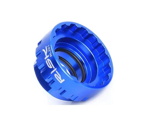12 Speed Front Direct Mount Chainring Lock Ring Tool For Shimano M7100 M8100 M9100 M9120 Cranksets, CNC aluminum, blue