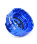 12 Speed Front Direct Mount Chainring Lock Ring Tool For Shimano M7100 M8100 M9100 M9120 Cranksets in blue CNC aluminum alloy