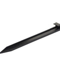 Single 10 inch black nylon landscape anchoring stake from Ten Pack 10 Inch Landscape Anchoring Stakes For Edging And Weed Fabric Durable Nylon Black Multipurpose Stakes For Locking Down Edging And Weed Barrier Tents And Outdoor Projects