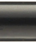 Close-up of a High Speed Steel Drill Bit Set 26 Piece Jobber Length A to Z with Black Oxide Finish, showing cylindrical drill surface.