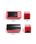 Slick Portable Surface Roughness Tester For Metal Gauging Dead On Industrial Quality Control Profilometer with display and buttons.