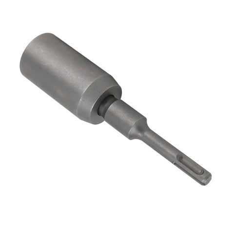 Heavy-Duty Sds Plus Hammer Drill Ground Rod Driver Bit Forged Steel T Post Stake Driving Tool With Multi-Purpose Electrical Rebar Sign Post Installation Accessory 65Mm close-up view