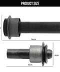 Product size dimensions of Beefed Up Engine Cradle Subframe Crossmember Bushings Set Of 4 For 2008 2015 Nissan Rogue Juke Leaf X-Trail Renault Koleos