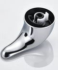 Replacement Lever Shower Handle For PosiTemp And Moentrol Valve Systems, heavy metal construction, chrome finish.