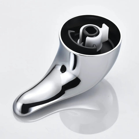 Replacement Lever Shower Handle For PosiTemp And Moentrol Valve Systems, heavy metal construction, chrome finish.