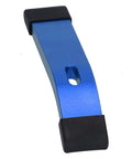 Pro Grade Aluminum T Track Clamp Kit With Soft Plastic Pads For Woodworking Projects detail view, blue finish