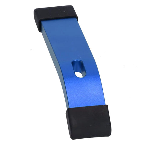 Pro Grade Aluminum T Track Clamp Kit With Soft Plastic Pads For Woodworking Projects detail view, blue finish