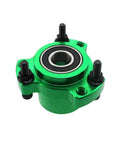 Heavy Duty Front Wheel Hub With 5/8 Inch Bearing And 5/16 Inch Bolt Pattern For Racing Go Karts And Carts Green Finish