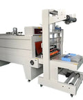 Top Shelf Sleeve Shrink Wrap Machine With Slick Heat Sealing Features And Hella Secure Packaging For Super Quick Commercial Jobs And Nailed It Heavy Duty Operations, side view showing heat tunnel and sealing mechanism.
