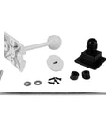 Mounting accessories for 2 Way Premium 8 Inch Indoor Outdoor Monitor Speaker With Rotatable Horn And Wide HF Coverage, 110-Watt 70V 100V Transformer, InvisiBall Mounting, Ten Attachment Points, White Finish, Street Ready Ceiling Wall Install.