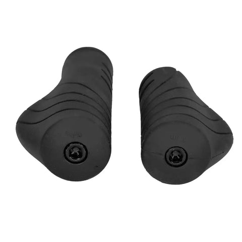 Ergonomic Shifty Grip Set For One By Front Crank With Twist Shift Or Gripshift, Left Side 132Mm Closed End Grips, black handles