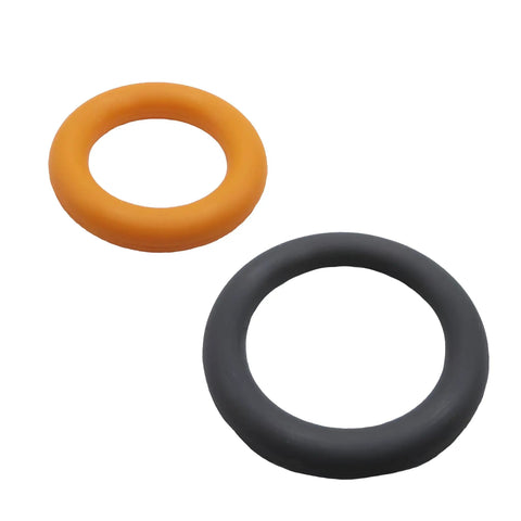 Ultimate 100-Piece Pressure Washer O-Rings Kit for M22 14mm Quick Connect Couplers featuring orange and grey rings.