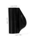 Steam Pipe Rubber Sleeve Replacement Kit For Old Parts No Sweat Install, showing dimensions and lightweight black design