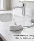 Inductive Travel Charger For Electric Toothbrushes No Fuss Compatible With 3757 3756 Pro Series And Genius Models on bathroom counter