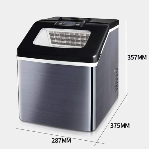 Killer Countertop Ice Maker Drops 55 Pounds Of Cubes Daily With Zero Hassle Featuring A 2.2 Liter Tank And See Through Lid, sleek ABS design