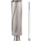 Badass Tungsten Carbide Annular Cutter 1-7/8 Inch By 3 Inch Deep With 3/4 Inch Weldon Shank for precise metal drilling.