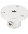 4mm Flange Coupling Connector For Mecanum Wheel 60mm Shaft Axis, Aluminum Alloy Universal Hub With Stainless Steel Hex Set Screw