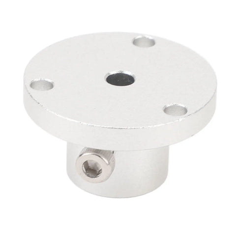 4mm Flange Coupling Connector For Mecanum Wheel 60mm Shaft Axis, Aluminum Alloy Universal Hub With Stainless Steel Hex Set Screw