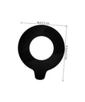 Heavy Duty Excavator Pin Shim Kit 2 Pcs Round Rubber Washers For Noise Dampening And Vibration Reduction Protective Gear For Machinery Compatible With Excavator Boom Bushing, 8cm size