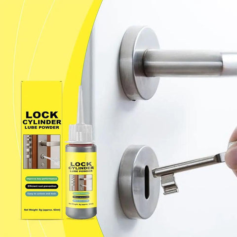 Graphite Lock Lubricant Powder 8g Two Pack For Lock Cylinders Keys Padlocks U Locks And Doors No Dust Smooth Operation