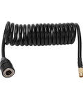 Heavy Duty Car Air Pump Hose 9.84 Foot Flexible Rubber Extension Tube For Tire Nozzles Works With All Portable Air Compressor Leak Proof High Pressure Rated Auto Gear Upgrade Your Ride Tire Inflation Kits For Cars And Bikes Great Fit black coiled hose with brass fitting