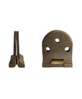 Heavy Duty Antique Brass 180 Degree Flip Top Hinges For Sewing Machine Tables And Folding Furniture No Sweat Setup Smooth Swing Pivot Hardware 2 Pack close-up view showing hinge structure and design.
