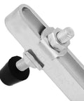 Beefy Lever Clamp Quick Release 500 Lbs Heavy Duty Clamp For Metalworking And Parts Clamping 227Kg Capacity Easy Install Four Flat Double Rocker Design For Stable Support, silver steel clamp close-up
