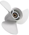 14x19 Aluminum Boat Propeller For Yamaha Outboards 150-300 HP Right Hand Rotation Three Blade OEM Upgrade With Durable White Finish
