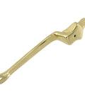 Brass Thinker Shape Cabinet Pulls And Drawer Handles For Cabinets, Solid Brass Hardware For Kitchen Cabinets, Furniture, And Doors