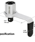 Dimensions of 800 Nm Manual Torque Multiplier Tool With 3.4 To 1 Ratio, One Half To Three Quarters Inch Drive Adapter, Lug Nut Saver