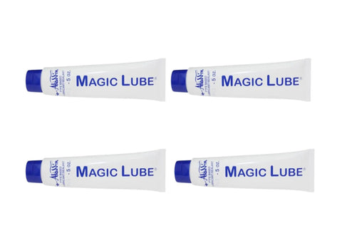 4 Pack Magic Lube 5 Oz Teflon Based Lubricant Sealant 631 Ideal For Automotive Marine And Machinery Use tubes shown
