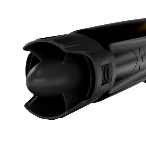 Close-up of nozzle on Cordless Leaf Blower Handheld 20V Max XR With 125 MPH Air And 450 CFM, Brushless Motor For Longer Run Time, Low Noise 62 dB.