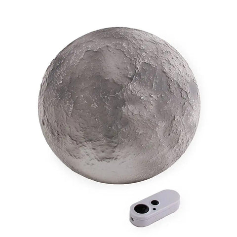 Moon In My Room Light Up Lunar Phases Kit with remote showing realistic moon detail and texture.