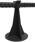 3 Inch Rebar Support Chair With Flat Base Pack Of 500 Fits Bar Sizes 3 To 5 Heavy Duty Durable Plastic Concrete Rebar Stand Holder With Snap In Mount