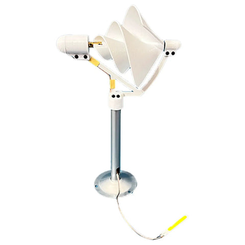 10W 12V Archimedes Inspired Wind Turbine Generator For STEM Education Hands On Renewable Energy Kit For Students Teachers And Makers Ideal For Physics Experiments And DIY Projects 2 Pack, white spiral blade with stand