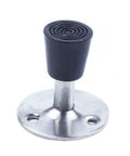 Heavy Duty Stainless Steel Door Stop With Rubber Tip Suction Mount Anti Collision Door Holder For Wall Or Floor Stops Slams And Drafts For Real