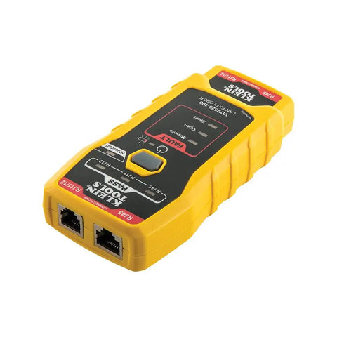 One Button Cable Tester for RJ11 RJ12 and RJ45 voice and data cables with remote LAN explorer CAT3 CAT5e and CAT6 CAT6A compatibility
