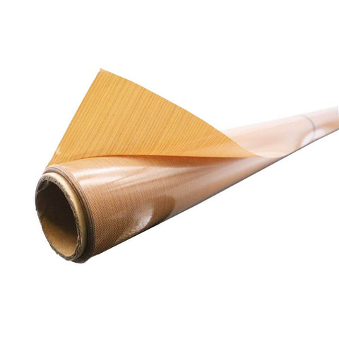 Sublimation Ready PTFE Coated Fiberglass Fabric Sheet Roll 39 Inch By 5 Yard 5 Mil Thickness for Heat Press Transfers