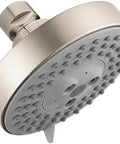 Raindance S 100 Air Green 3 Jet Showerhead With RainAir Spray And Brushed Nickel Finish for a spa-like shower experience