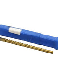 22mm Square Push Type Broach Cutter For Keyway, HSS High Speed Steel Cutting Tool, with blue storage case