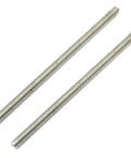 Beduan 304 stainless steel 3/8 in fully threaded rods, 12 in long, pack of 2