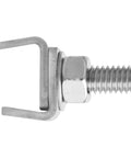 No Nonsense 10 Pack Heavy Duty Conveyor Guide Rail Clamps For Single Line Setup Featuring Solid 304 Stainless Steel Construction and 5 16 18 Threads