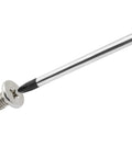 Dead Nuts Tight M3 X 5mm Round Flat Head Machine Screws 100 Pack showing a close-up with a Phillips screwdriver.