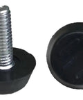 Adjustable Leveling Feet Set For Furniture And Cabinets Black Glide Pads With M6 And M8 Screws Rust Resistant Plastic Bases 4 Pack 8 Pack Multiple Size Options Easy DIY Installation Delivers Stable Leveling On Uneven Floors, black screw-in foot