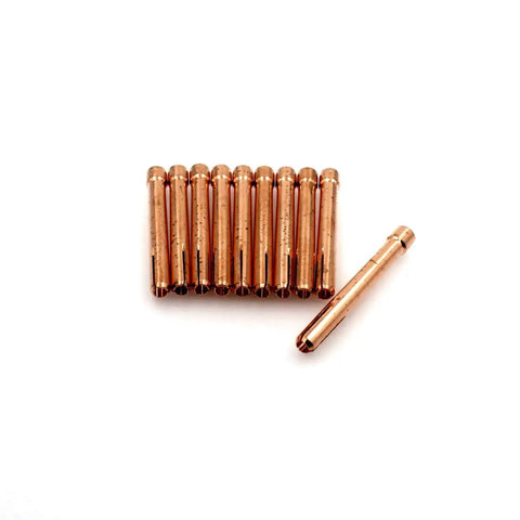 All In One Assorted Collet Body And Collet Kit For TIG Welding Torches, Fits 17 18 26 Series Air And Water Cooled Units, collets shown